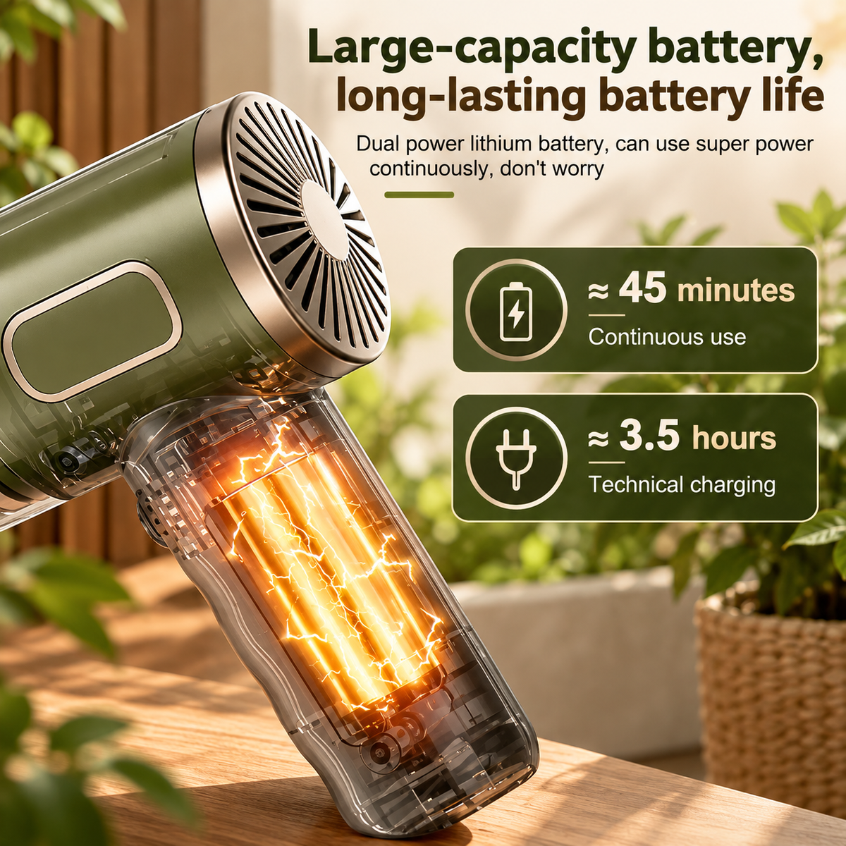 Cordless Handheld Vacuum Cleaner – 29,000Pa Portable Car & Home Cleaning Vacuum