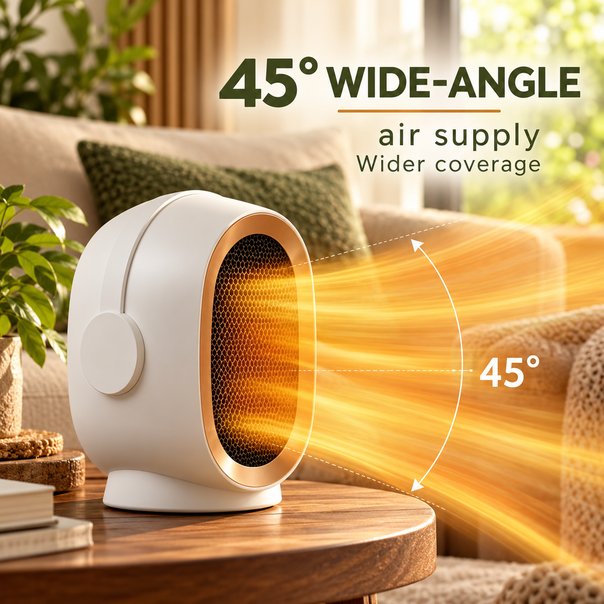Portable Electric Warm Air Blower – Compact Heating Fan