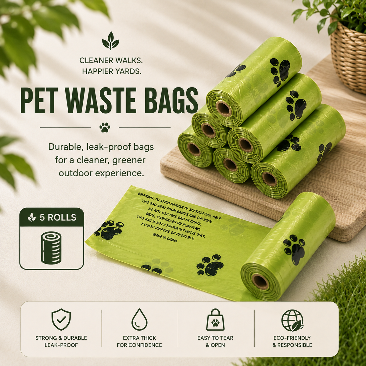 CleanPaws Portable Dog Poop Scooper