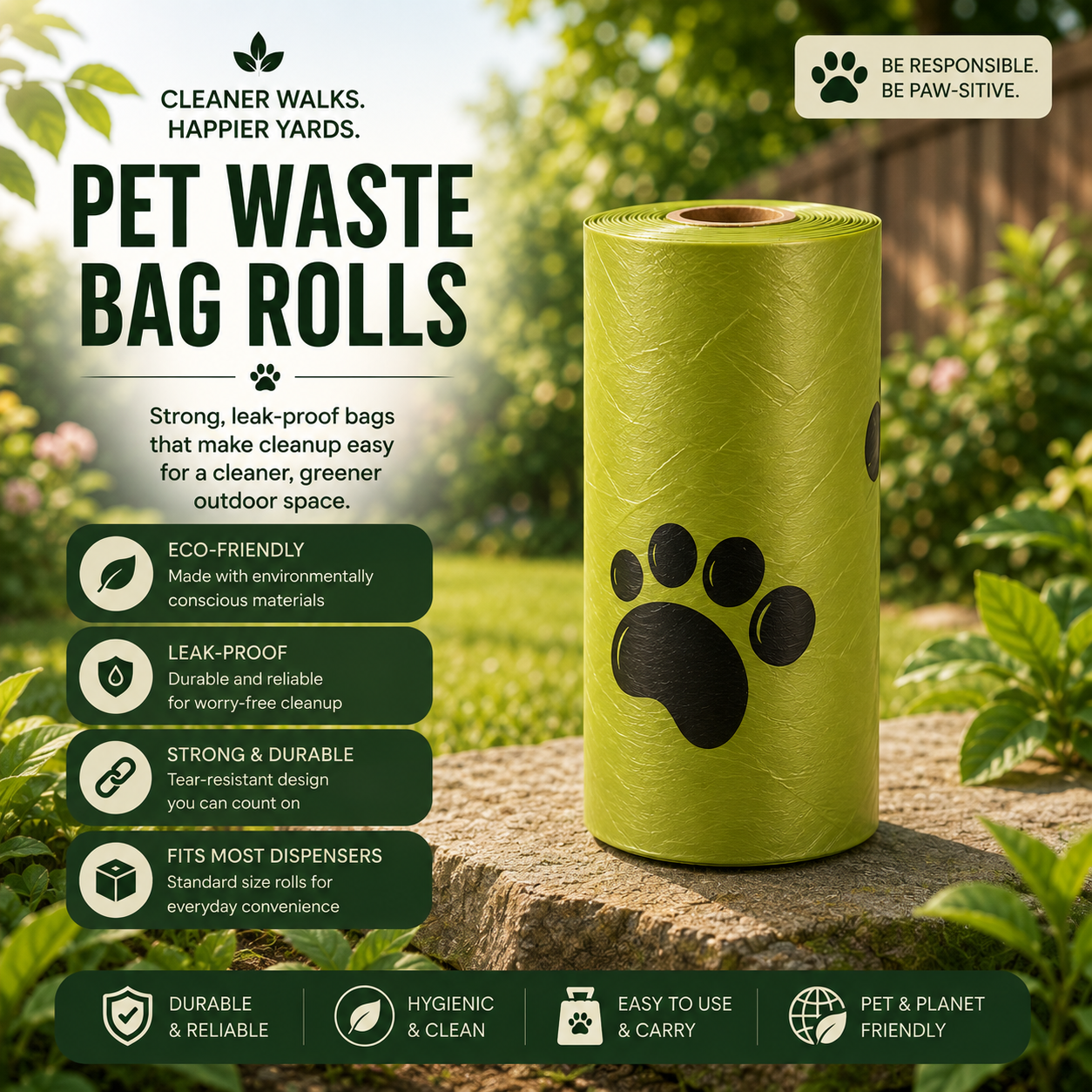 CleanPaws Portable Dog Poop Scooper