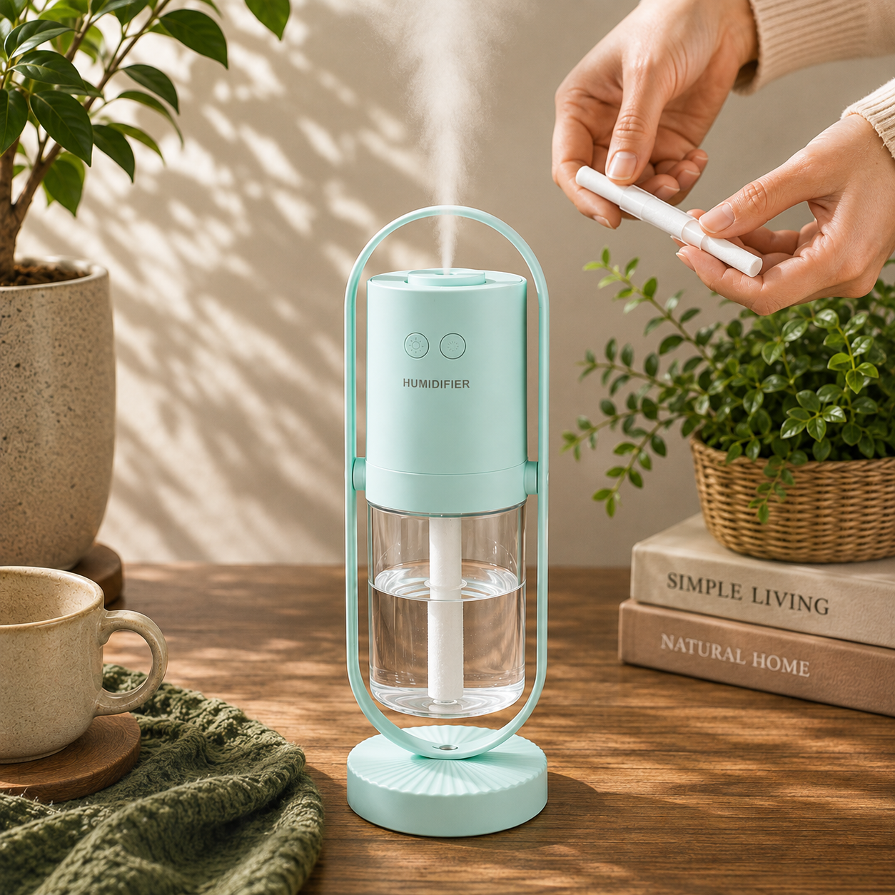 Magic Shadow Portable USB Humidifier with Night Light