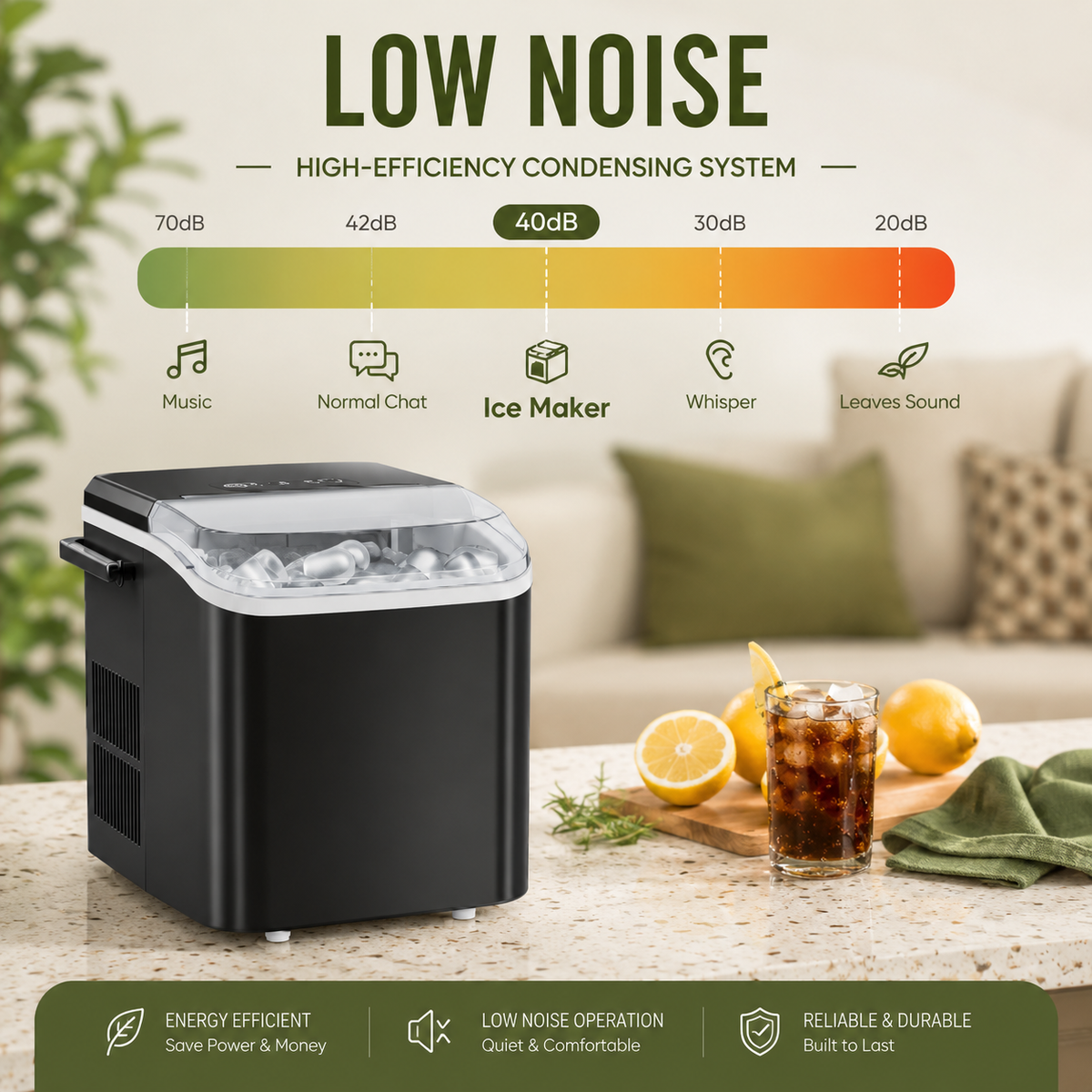 Portable Ice Maker – Fast-Making Countertop Ice Machine