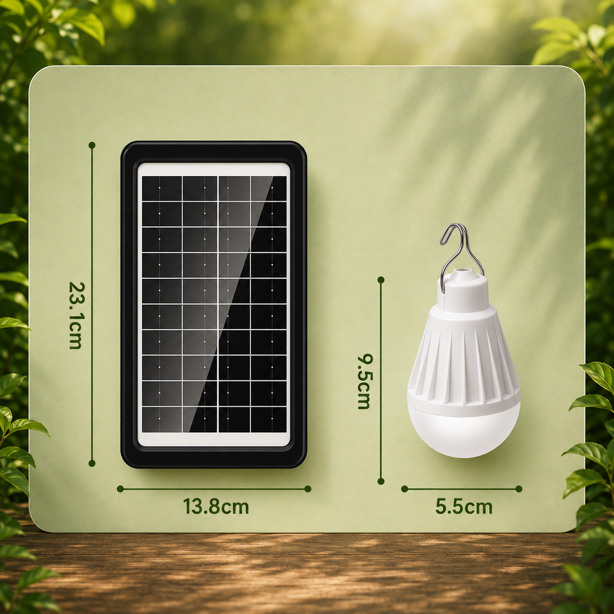 Solar-Powered Outdoor Circulating Fan